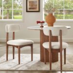 Buy luxury solid wood round dining table online in India at Furnhands . Premium handcrafted wooden dining furniture for modern homes, apartments & luxury interiors.