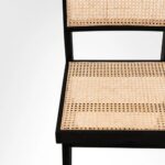 Solid Wood Chandigarh Cane Chair Without Arm - Image 3