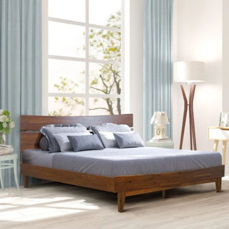 Solid wood bed in Raipur for modern bedroom