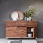 Solid Wood Sideboard , Wood Sideboard