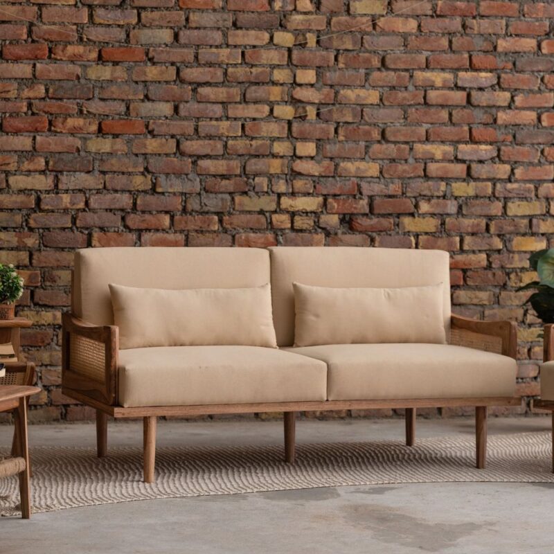 Gurugram modern 2-seater sofa set – Furnhands