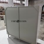 Wooden 4 Door Almirah – Handcrafted Solid Wood Wardrobe for Home - Image 5