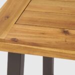 Solid Wood 6 Seater Dining Table Set – Premium Natural Finish with Matching Chairs - Image 4