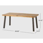 Solid Wood 6 Seater Dining Table Set – Premium Natural Finish with Matching Chairs - Image 5