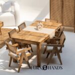 Handcrafted Wooden Dining Table – Luxury Home Furniture Online by Furnhands India