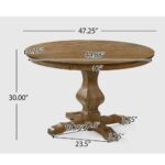 Modern 4 Seater Solid Wood Dining Table Set with Chairs – Elegant Design for Indian Homes - Image 5