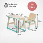 Solid Wood Kids Study Table with Storage – By Furnhands - Image 4