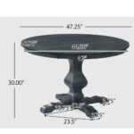 Classic 4 Seater Solid Wood Dining Set – Premium Handmade Furniture Online in India - Image 5