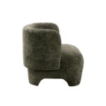 Comfortable stylish chairs with arms in modern living room