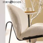 Upholstered Bouclé Armchair | Stylish & Comfortable Sofa Chair – Furnhands® - Image 4