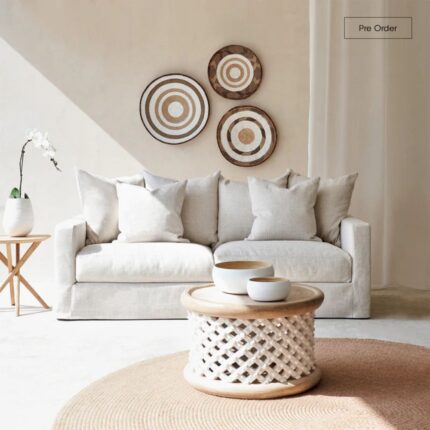 2 seater bespoke fabric sofa