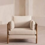 Wooden Arm Chair for Home – Luxury Solid Wood Seating for Modern Interiors - Image 2