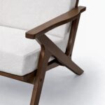 Luxury Solid Wood Accent Chair for Living Room - Image 2
