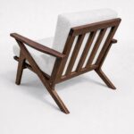 Luxury Solid Wood Accent Chair for Living Room - Image 3
